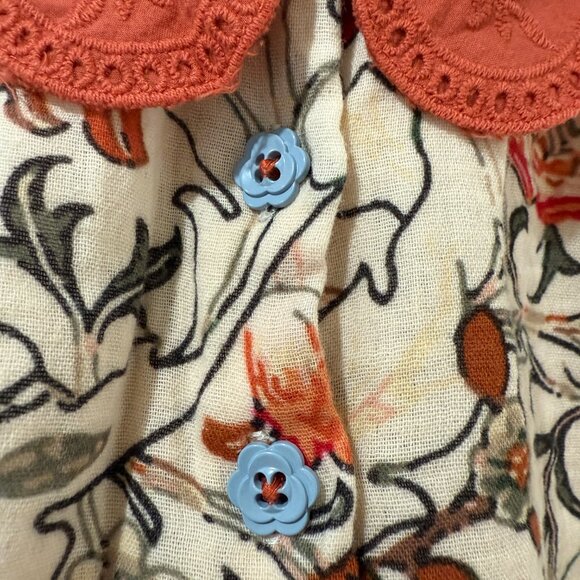 Matilda Jane Heart to Heart Meadow Brook Blouse, Peter Pan collar, size 8 - Picture 4 of 12